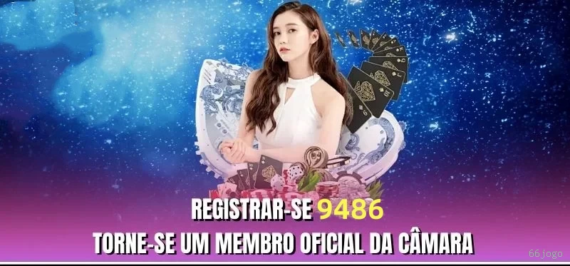 Imagem promocional da 66jogo mostrando a plataforma e suas vantagens